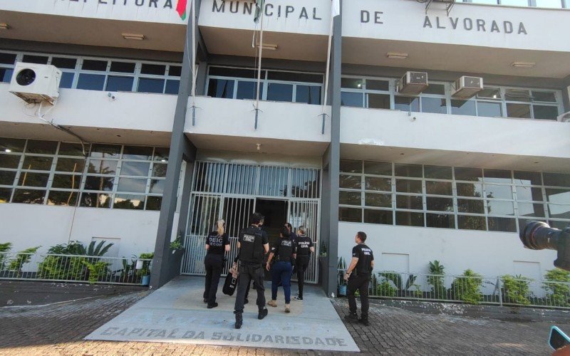 Prefeitura de Alvorada foi alvo da Polícia Civil  | abc+