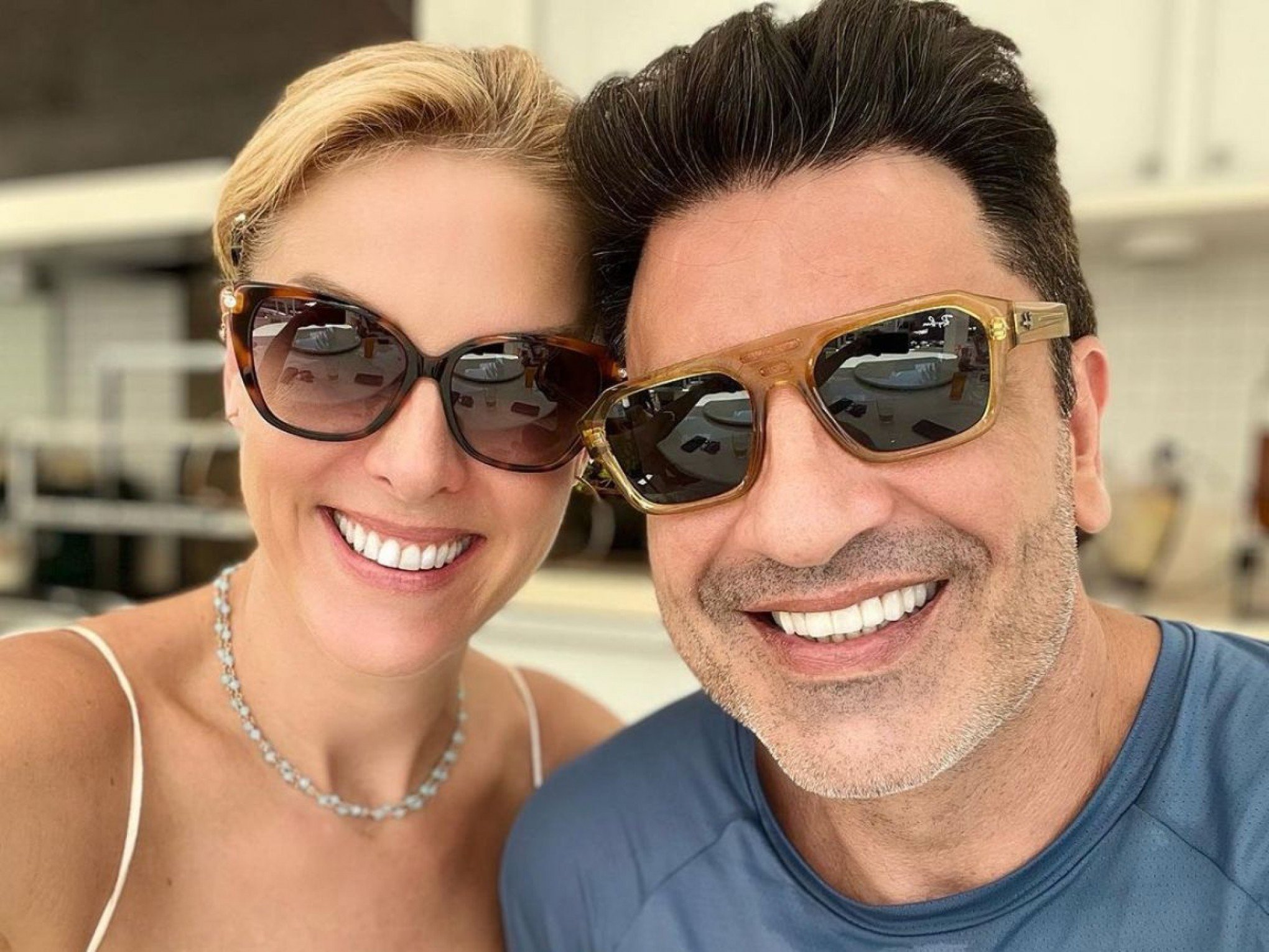 Edu Guedes: Ana Hickmann atualiza estado de saúde do apresentador na volta ao trabalho