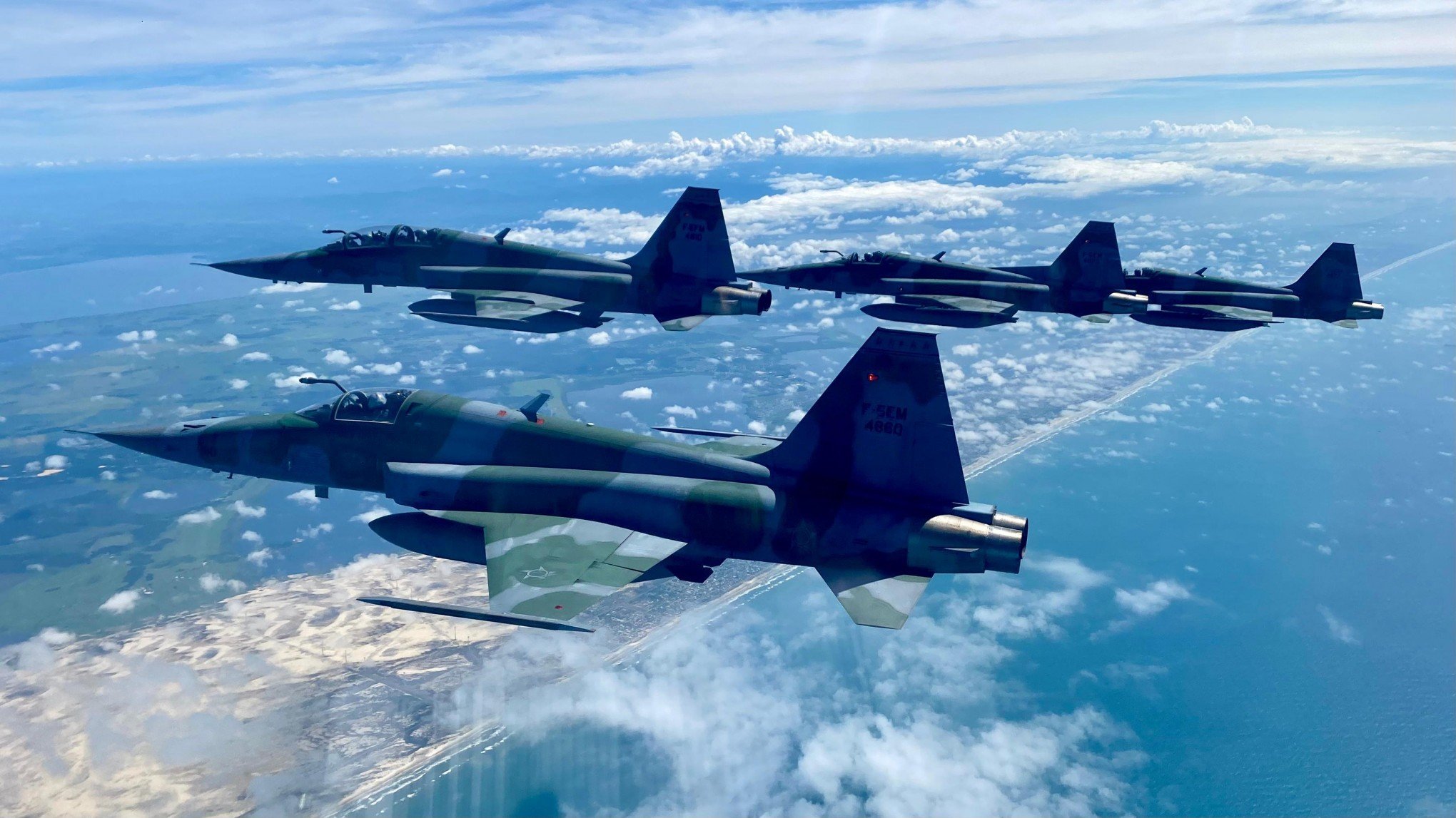 F-5 do Esquadrão Pampa atinge 100 mil horas de voo