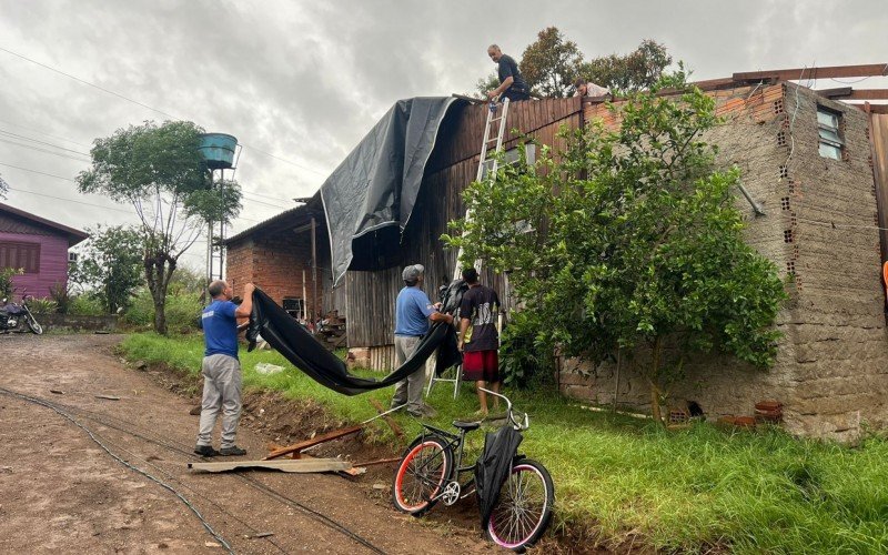 Estragos pela tempestade em Igrejinha 