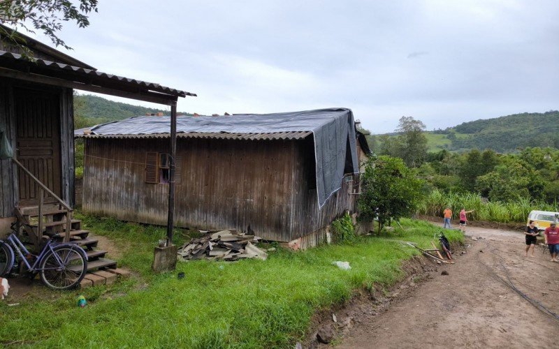 Estragos pela tempestade em Igrejinha 