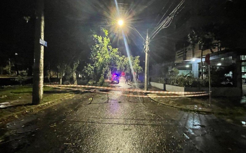 Em Porto Alegre, os ventos de cerca de 90 km/h derrubaram árvores e causaram estragos | abc+