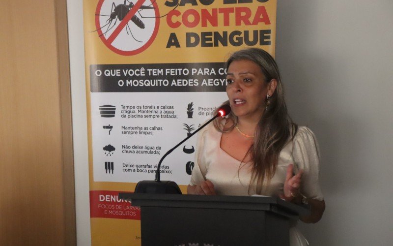 No anúncio do Agiliza Saúde São Léo, Andreia Nunes citou o problema do absenteísmo