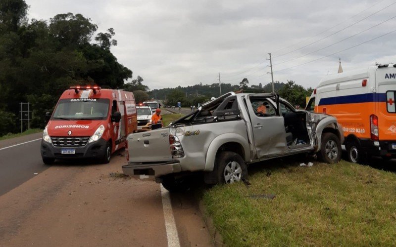 Acidente aconteceu no quilômetro 19 da RS-122 | abc+