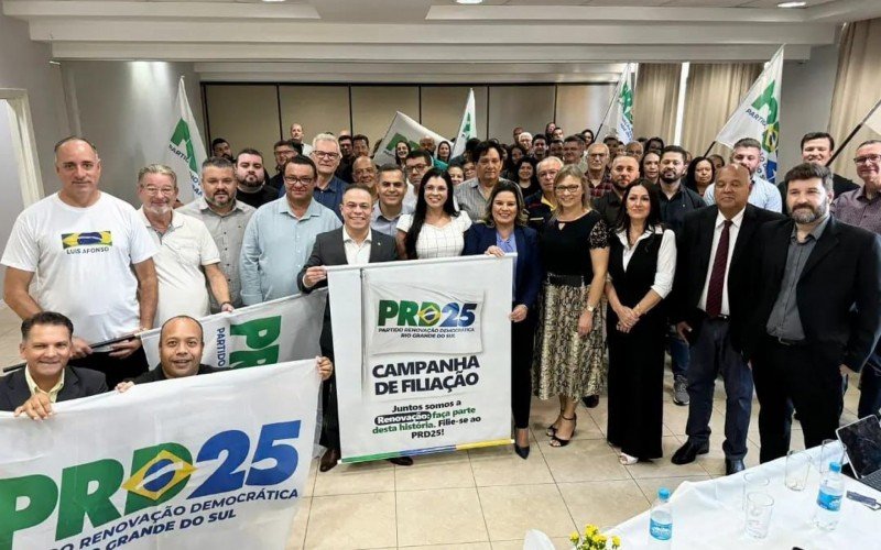 Partido da Renovação Democrática (PRD) foi lançado em Novo Hamburgo no último mês de março | abc+