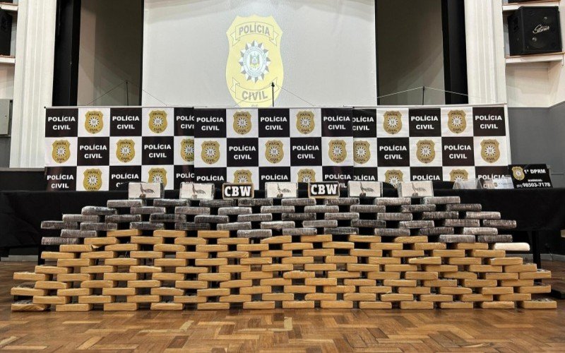 Polícia Civil apreendeu 182 quilos de drogas em Montenegro  | abc+