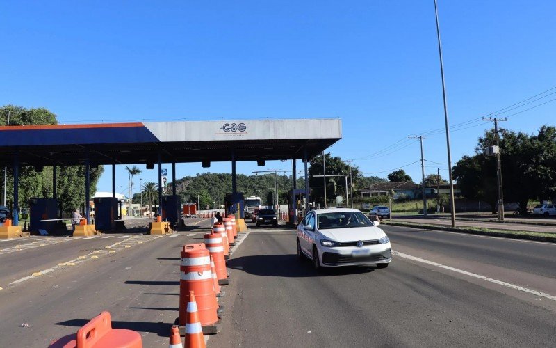 Praça de Pedágio de Portão foi desativada e cancelas foram retiradas | abc+