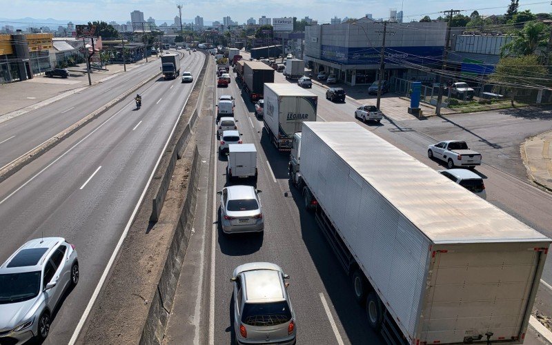 Movimento em São Leopoldo por volta das 10 horas | abc+