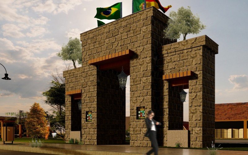 Monumento para homenagear etnias colonizadoras de Gramado será construído na área central