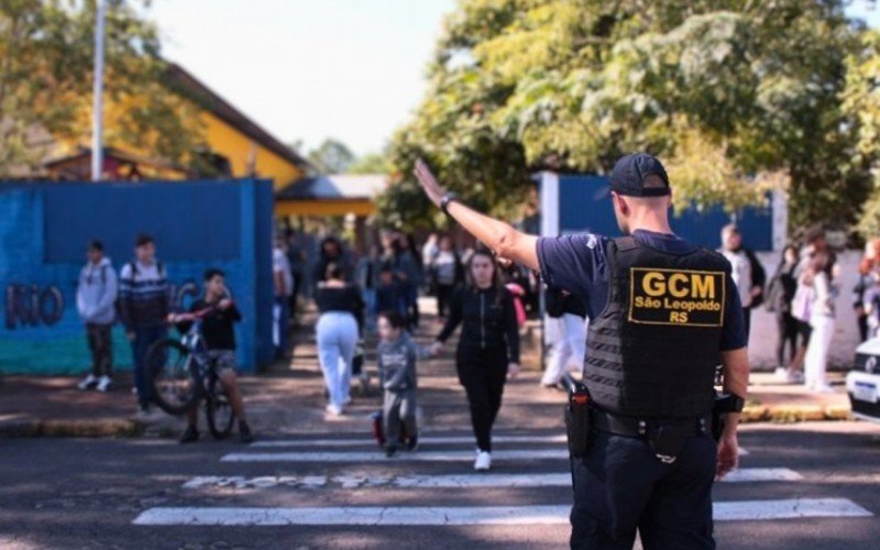 Ronda escolar é feita pela Guarda de São Leopoldo 