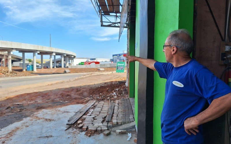 Delmar Bottega e demais empreendedores tiveram os negócios impactados com as obras, mas o bem coletivo prevalece nessas horas | abc+