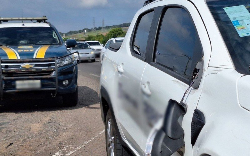 BR-116: Motociclista fica ferido em acidente em Novo Hamburgo

