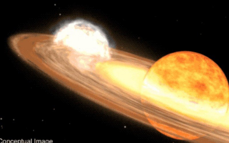 Sistema estelar T Coronae Borealis é formado por uma estrela anã branca e uma gigante vermelha | abc+