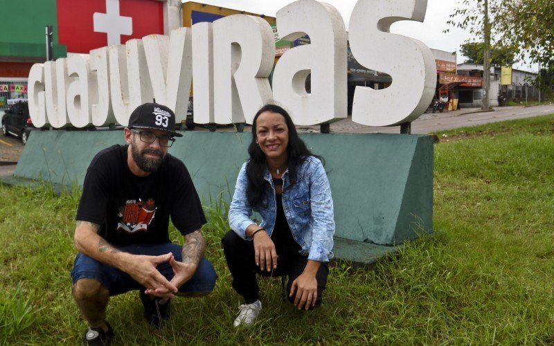Adriano Dplay e Edna da Silva possuem projetos sociais no Guajuviras