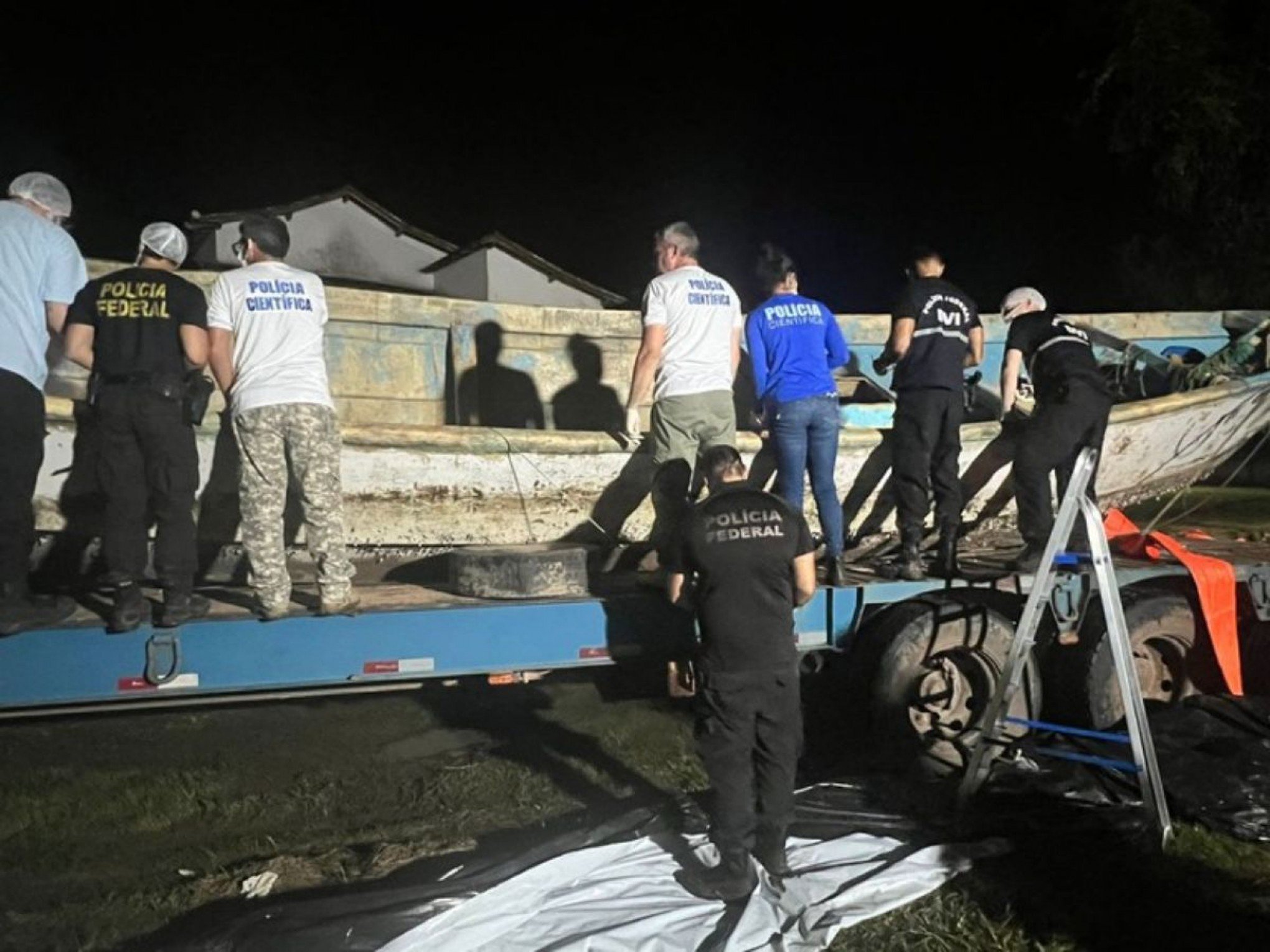 PF identifica nove corpos que foram encontrados em embarcação à deriva no Pará