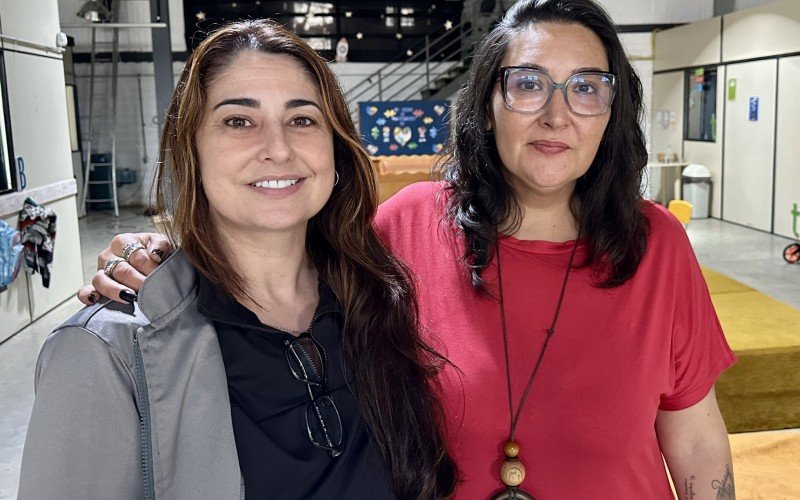 Deise Schnidger e Janine Palodetti atuam no Centro de Atenção e Desenvolvimento Integral ao Estudante (Cadie) de Canela