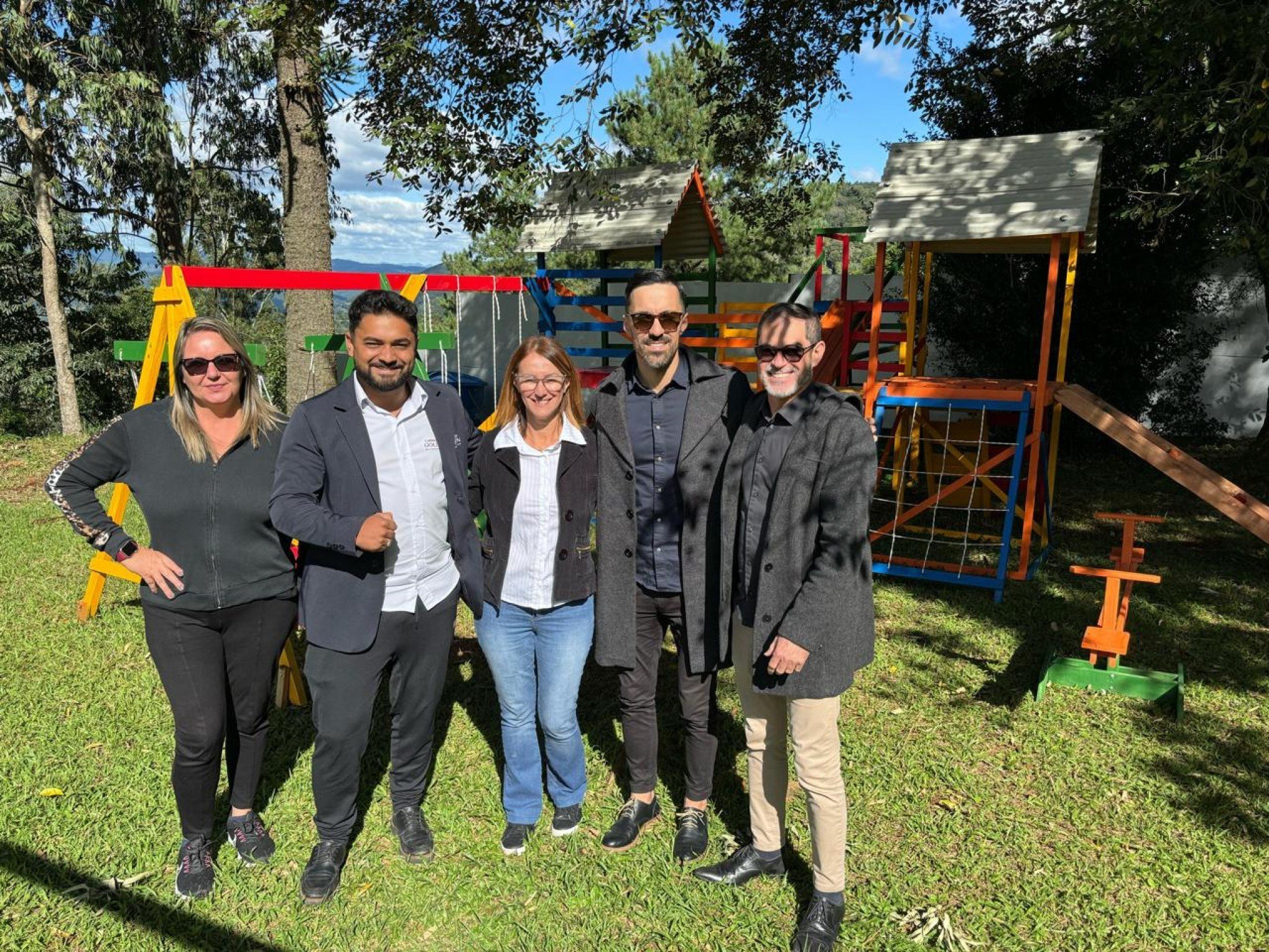 Projetos solidários se unem para criar novo espaço recreativo em escola de Canela