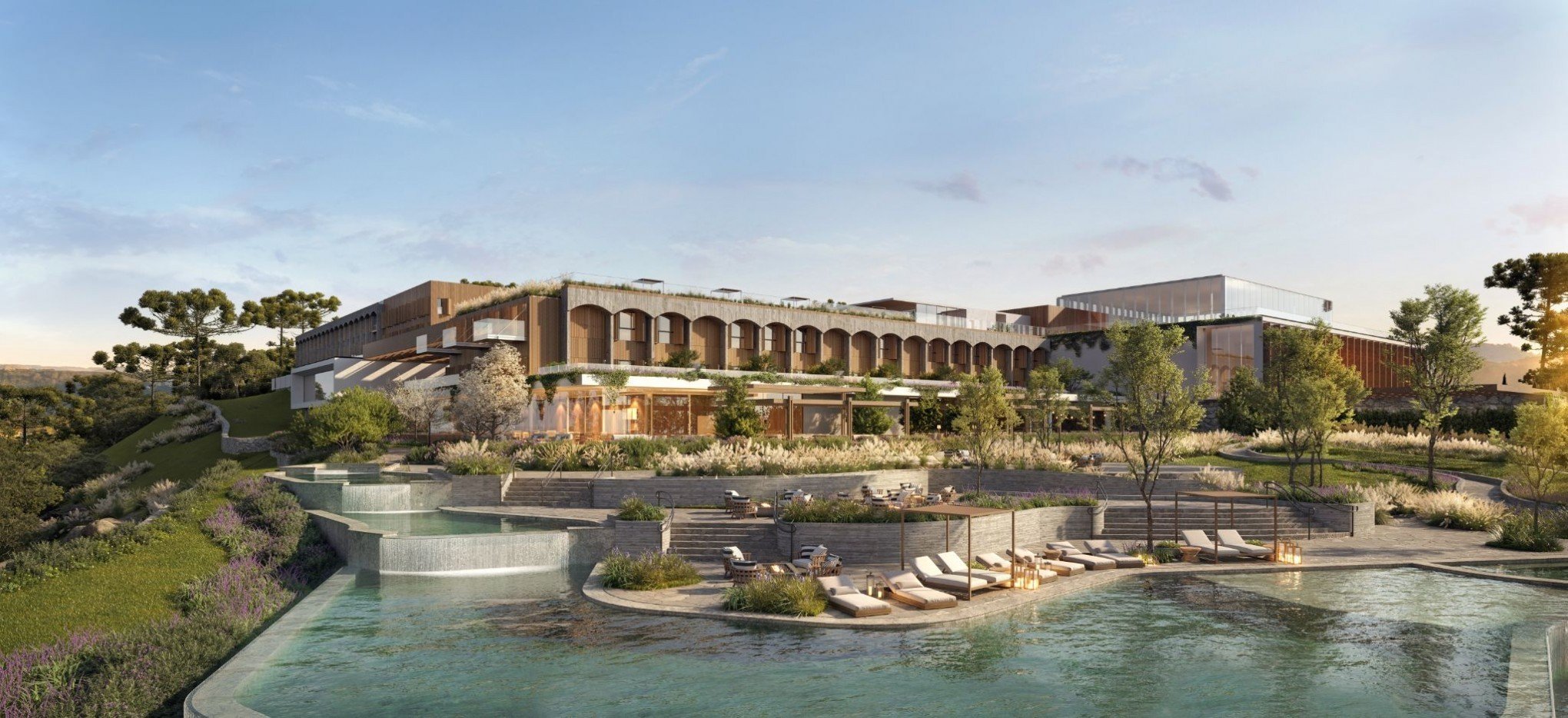Projeto de modernização do Hotel Laje de Pedra ganha prêmio em arquitetura de hospitalidade