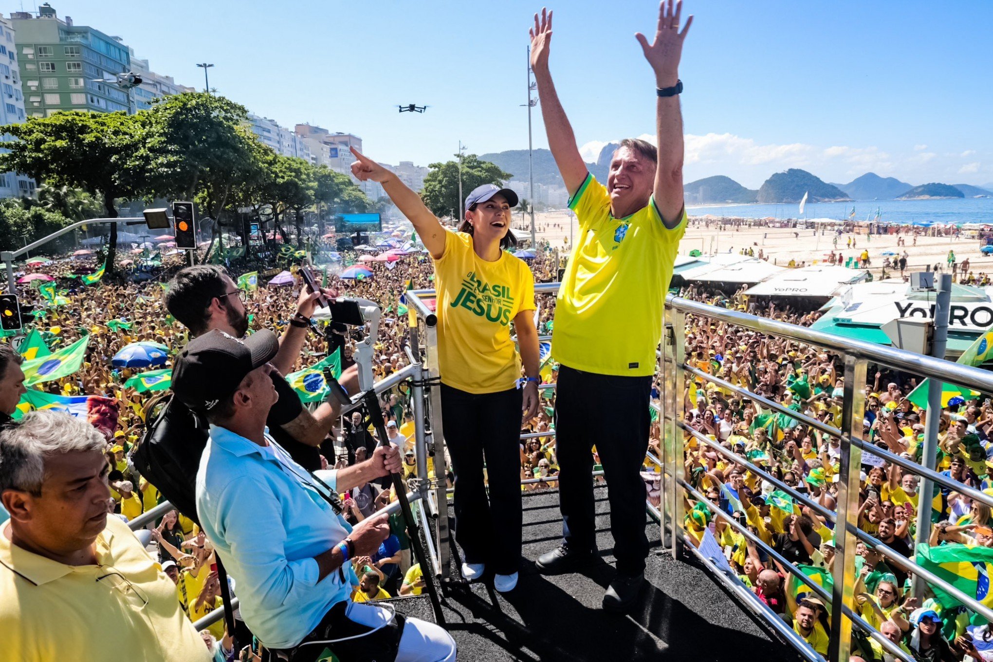 Minuta do golpe, exaltação a Elon Musk e mais: Confira discurso de Bolsonaro em ato no Rio