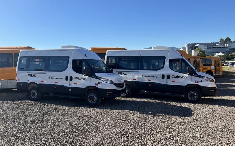 Nova frota de Ã´nibus do transporte pÃºblico de Novo Hamburgo