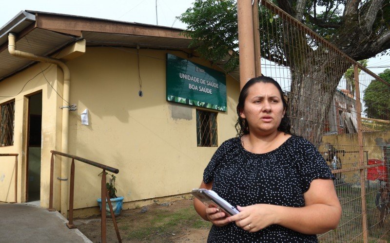 Camila Soares utiliza os serviços da Boa Saúde há 15 anos e questiona condições do local