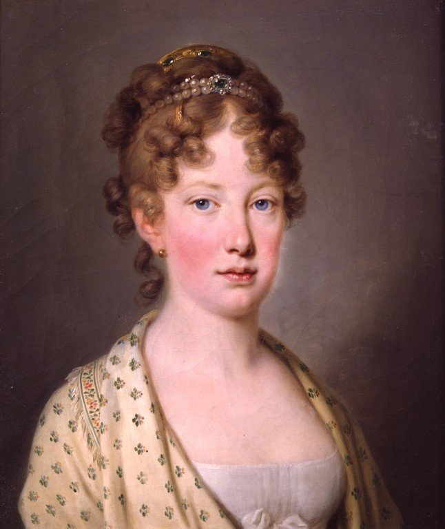 Imperatriz Leopoldina no ano de 1815 em retrato feito por Josef Kreutzinger | abc+