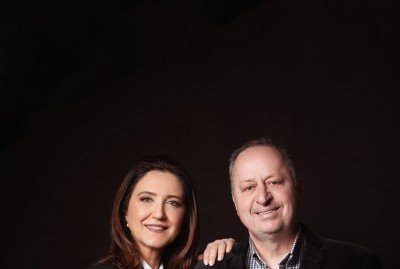 RogÃ©rio e Tiziana, do Instituto Ludwig & Poloni