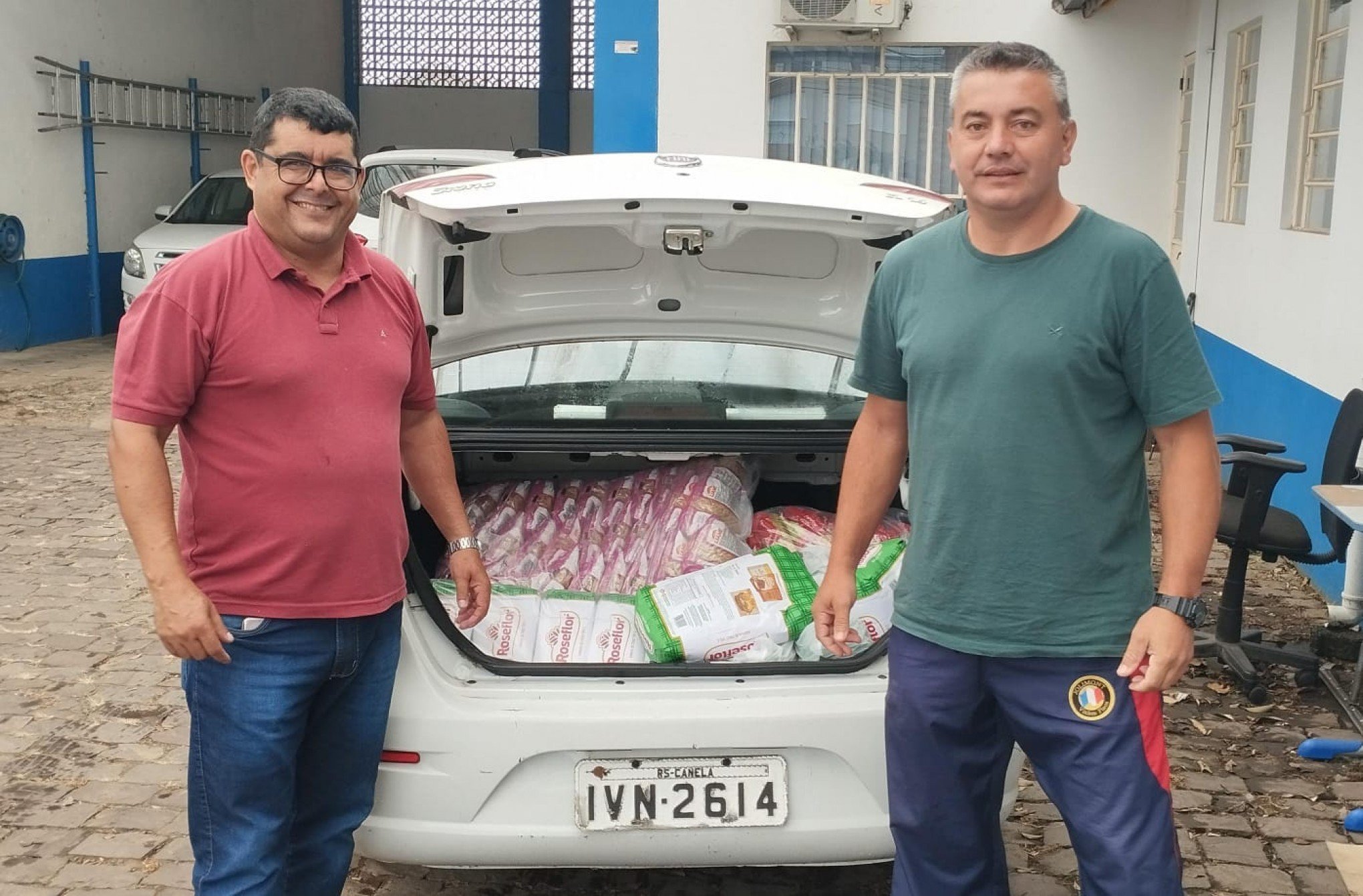 Ação solidária tem doação de alimentos para projetos sociais em Canela