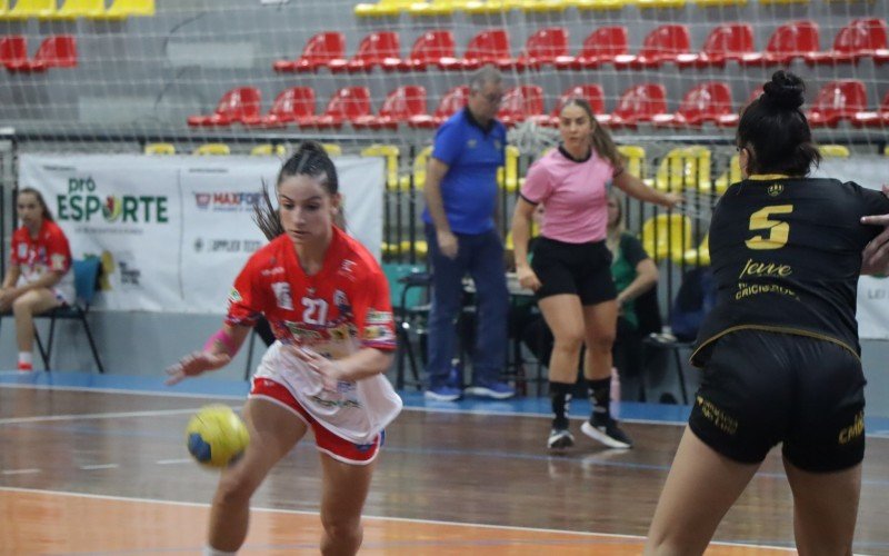 AssociaÃ§Ã£o Esportiva Campo Bom (AECB) de Handebol fez sua estreia na Liga