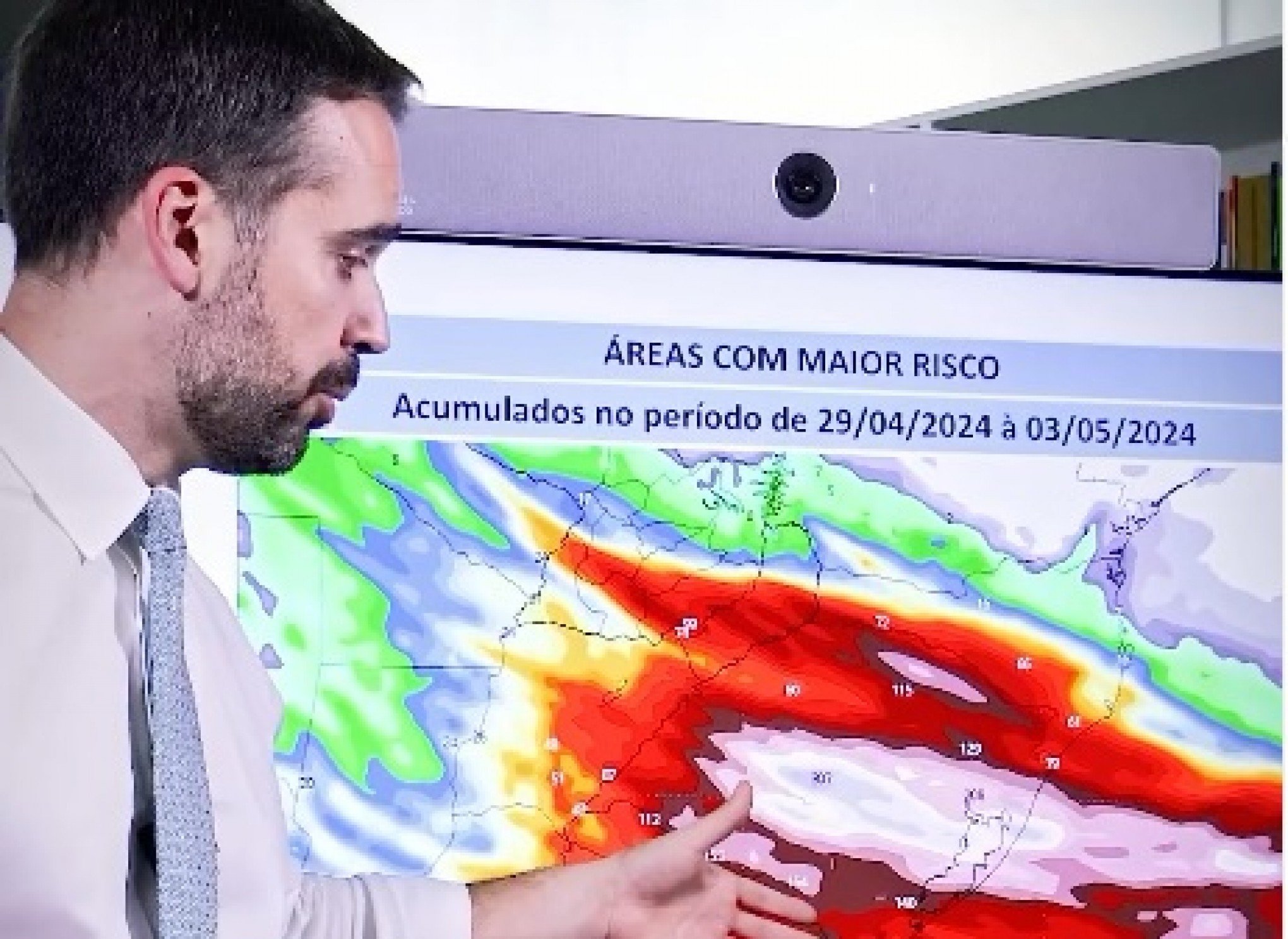 Governador alerta para piora do cenário meteorológico com possibilidade de inundações a partir desta terça-feira