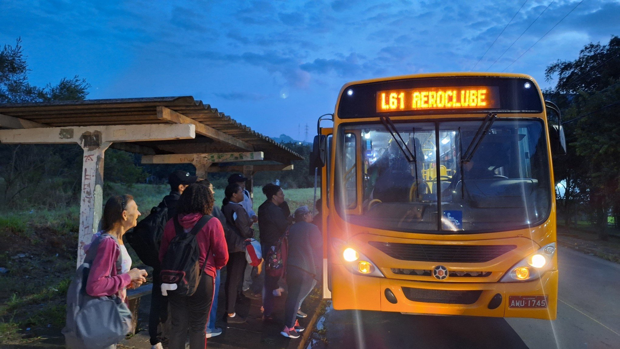 NOVO HAMBURGO: Semana começa com atrasos dos novos ônibus; veja a situação no começo da manhã