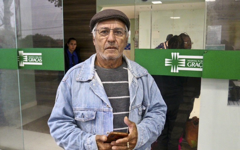 Alvino Dorneles está à espera do procedimento da esposa há semanas