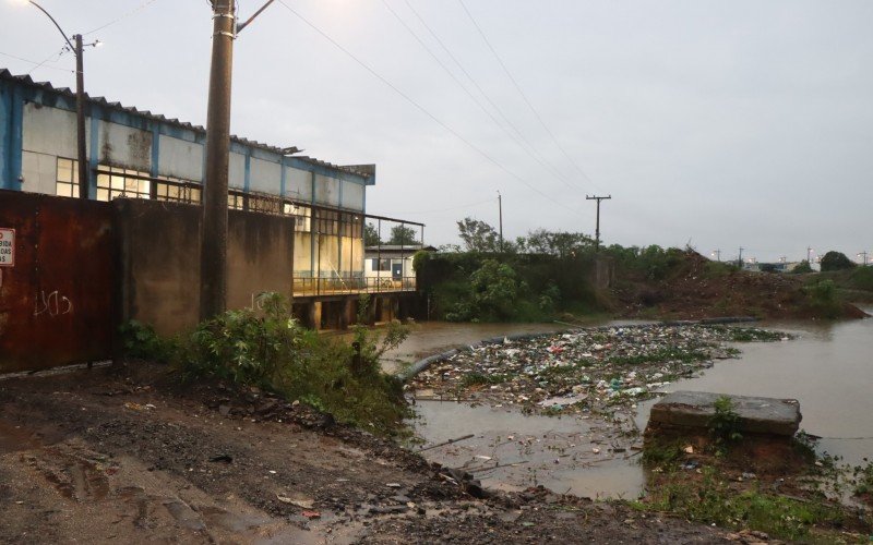 Situação na Casa de Bombas, no bairro Santo Afonso