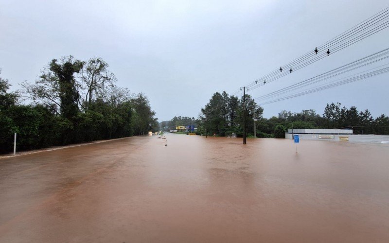 Situação na RS-122 na manhã desta quarta-feira