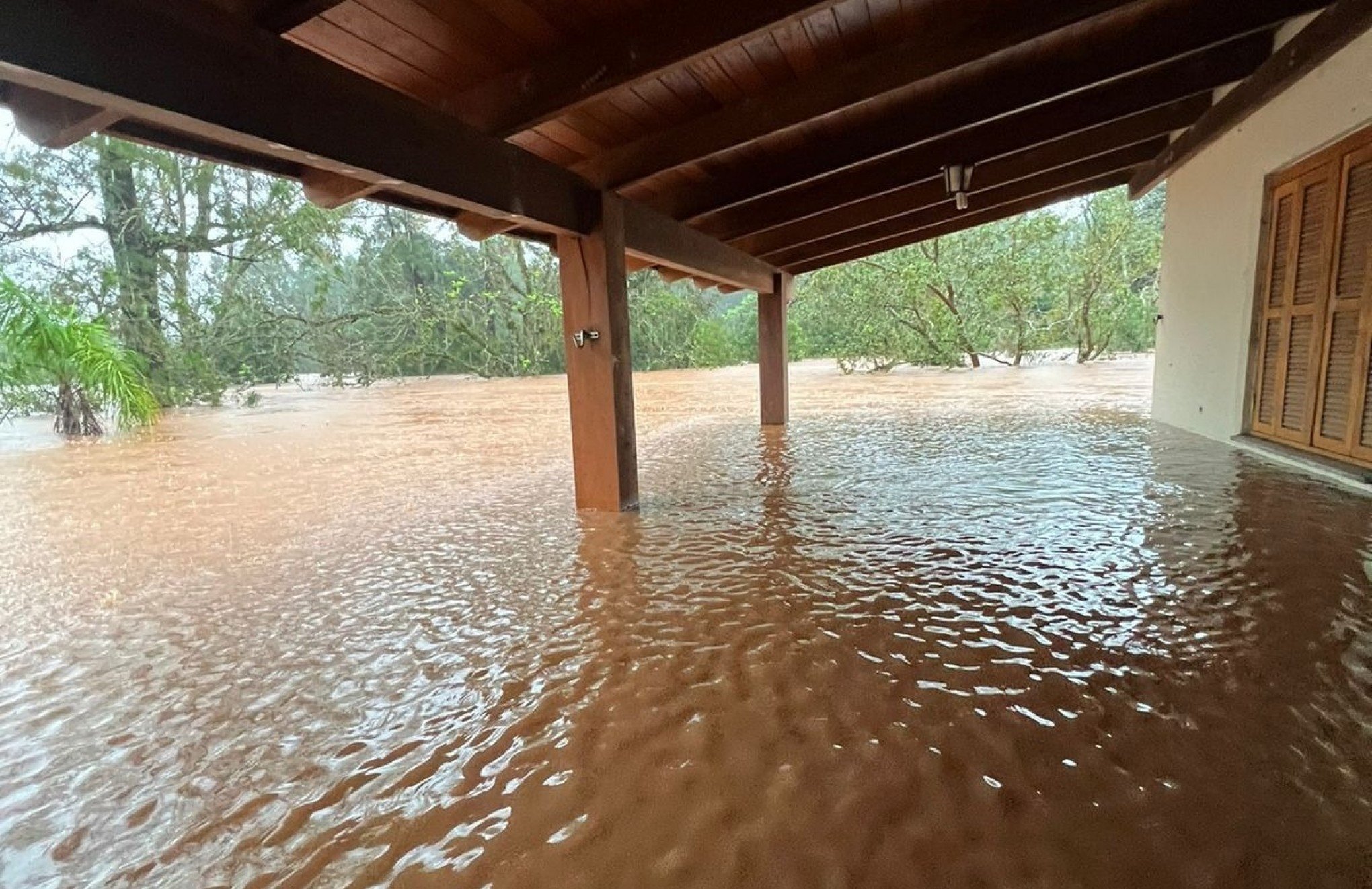 Casas foram inundadas em Capela de Santana | abc+