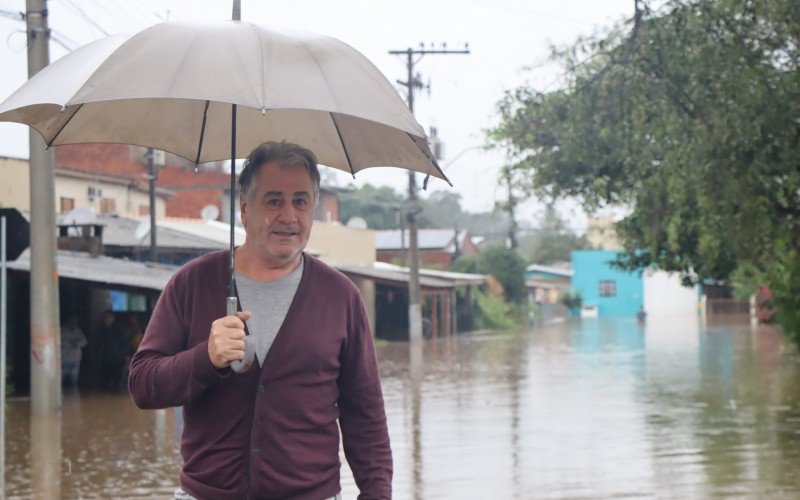 Pedro Boldan, que já está com a casa atingida, fala em união entre os moradores