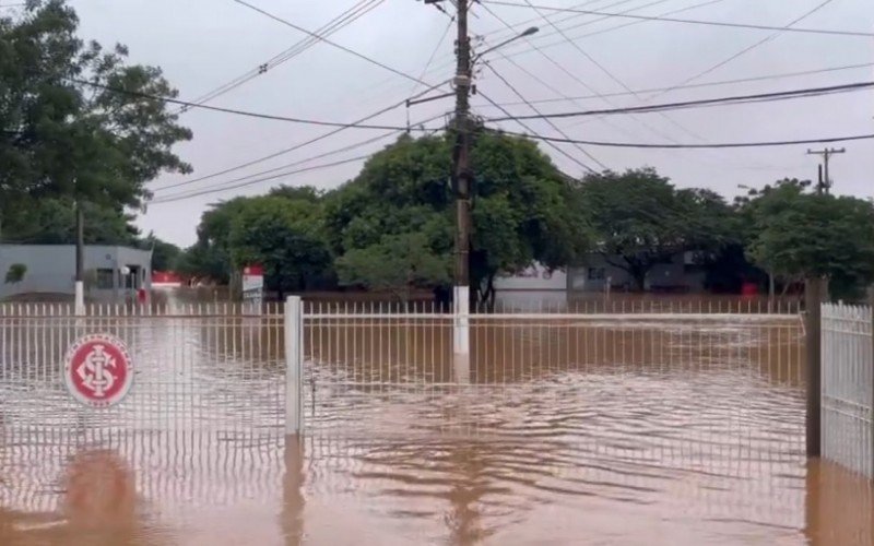 CT Parque Gigante, do Inter, em Porto Alegre, está inundado | abc+