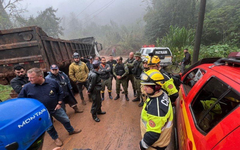 Mais de 100 pessoas foram resgatadas de Ã¡rea de perigo em Canela