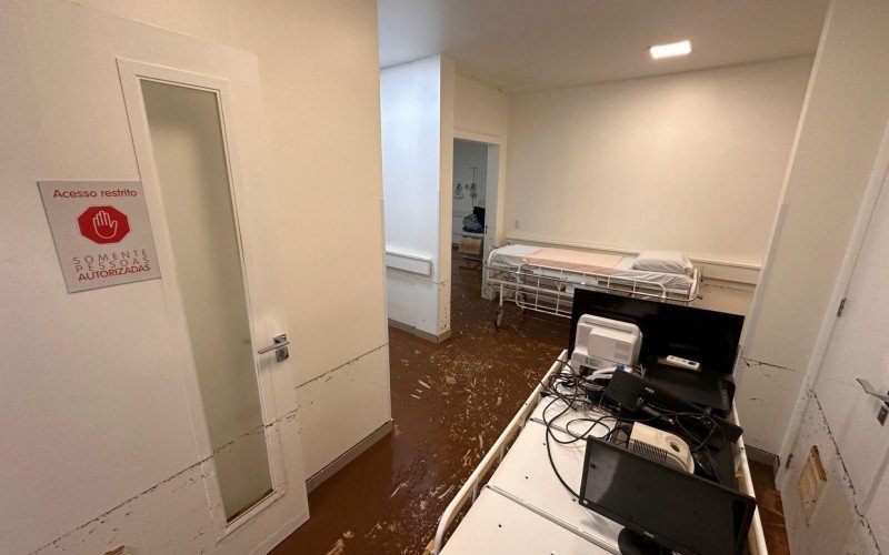 Hospital de Três Coroas foi atingido pela enchente 