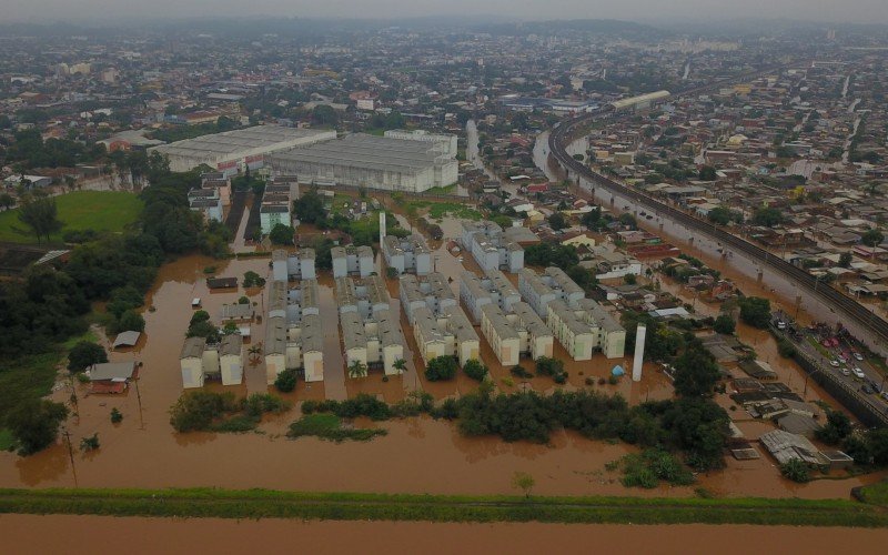 Centro de São Leopoldo na manhã deste sábado | abc+