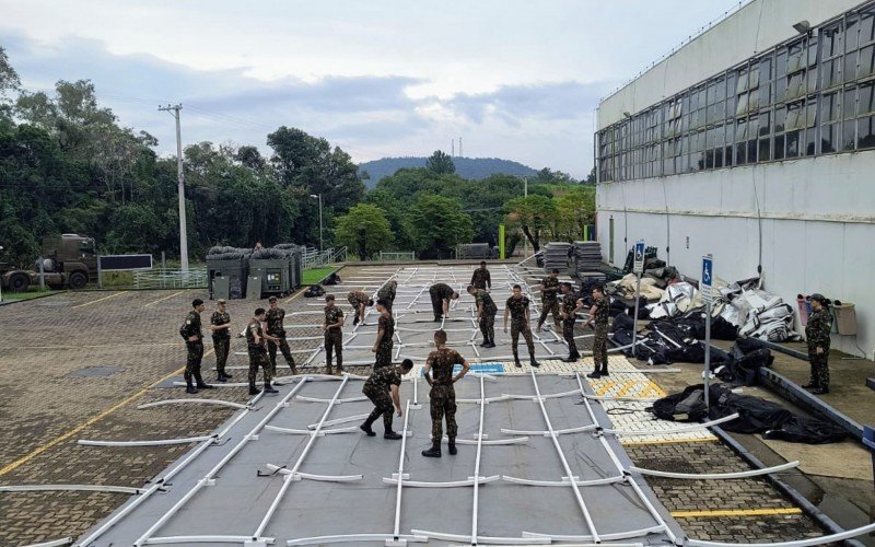 Hospital de Campanha do Exército chegou a Estrela no dia 4 de maio | abc+