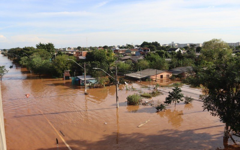 Extensão da enchente que atinge Novo Hamburgo e São Leopoldo | abc+
