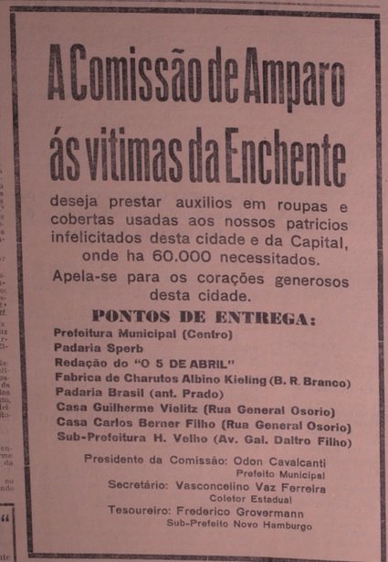 Edição de 9 de maio de 1941 do Jornal O 5 de Abril, de Novo Hamburgo  | abc+