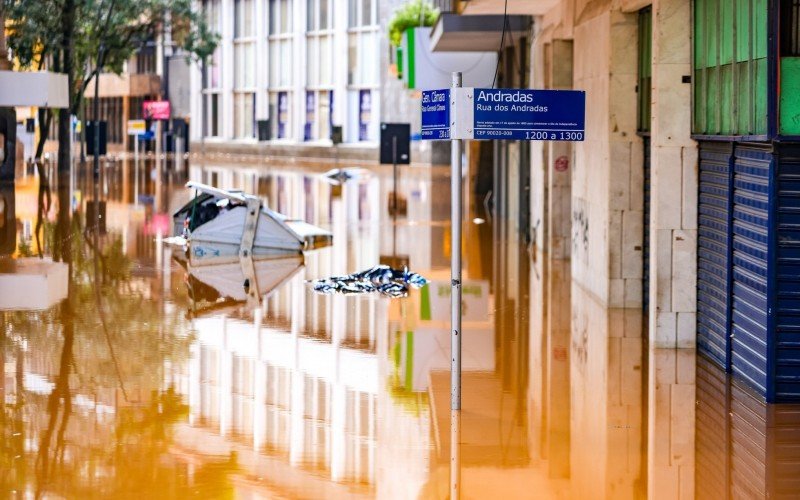 Porto Alegre no dia 6 de maio castigada pelas chuvas inundando grande parte da capital Gaucha | abc+