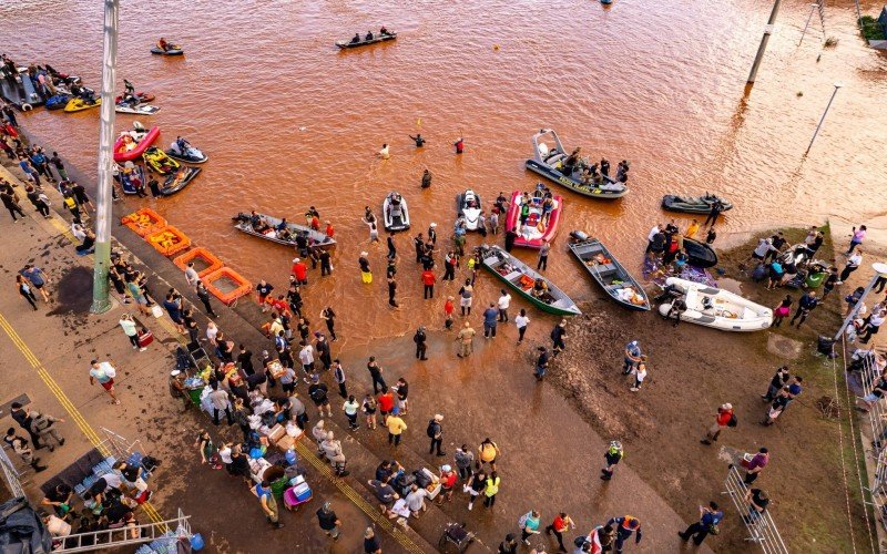 Porto Alegre no dia 6 de maio castigada pelas chuvas que inundaram grande parte da capital gaúcha | abc+