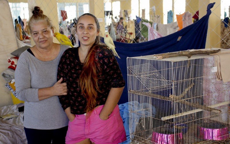  Maria e Jhenifer também salvaram os passarinhos da família