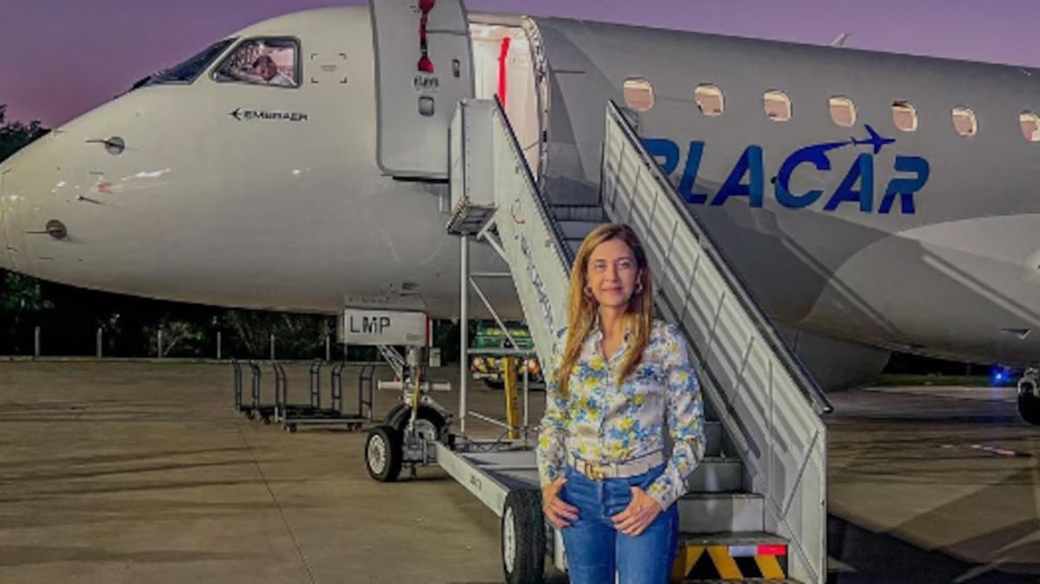 Leila Pereira, do Palmeiras, empresta avião para levar 2,5 toneladas de alimentos ao RS