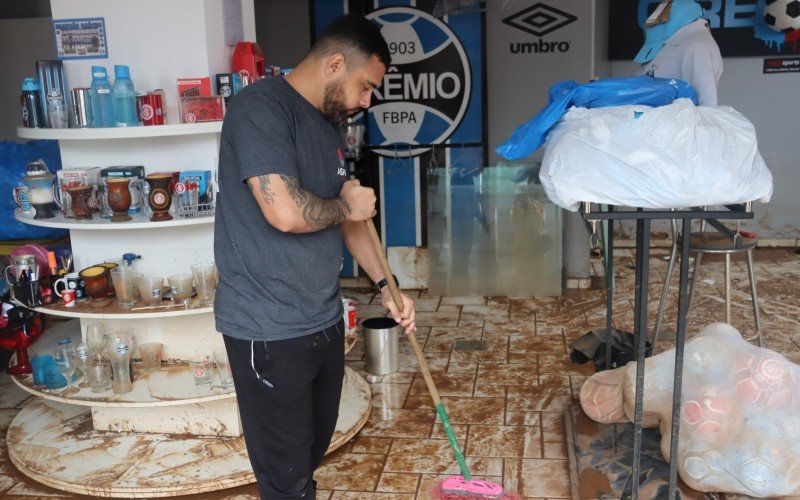 inundacoes no centro de SÃ£o Leopoldo durante a tragÃ©dia no RS - JÃ©ferson Luis Ribeiro