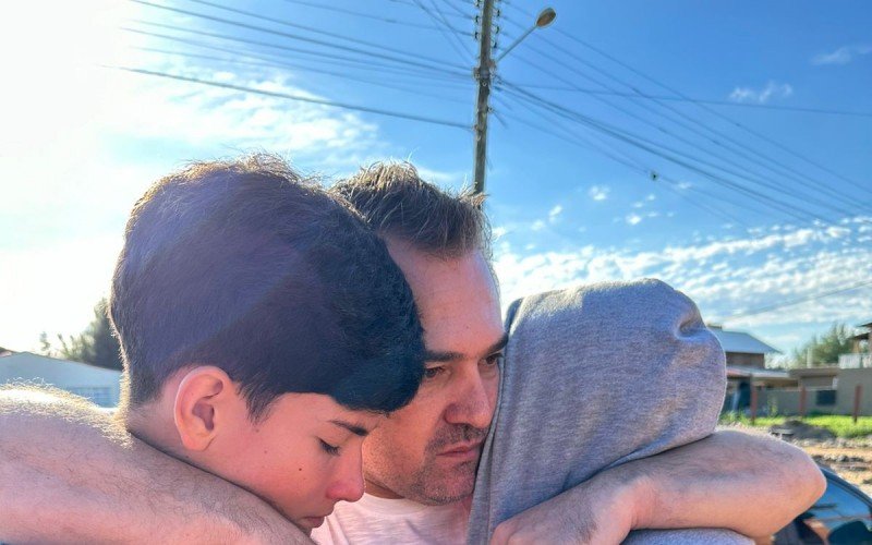 Famílias que deixaram sua casas na região metropolitana para se abrigar no Balneário Presidente, em Imbé | abc+