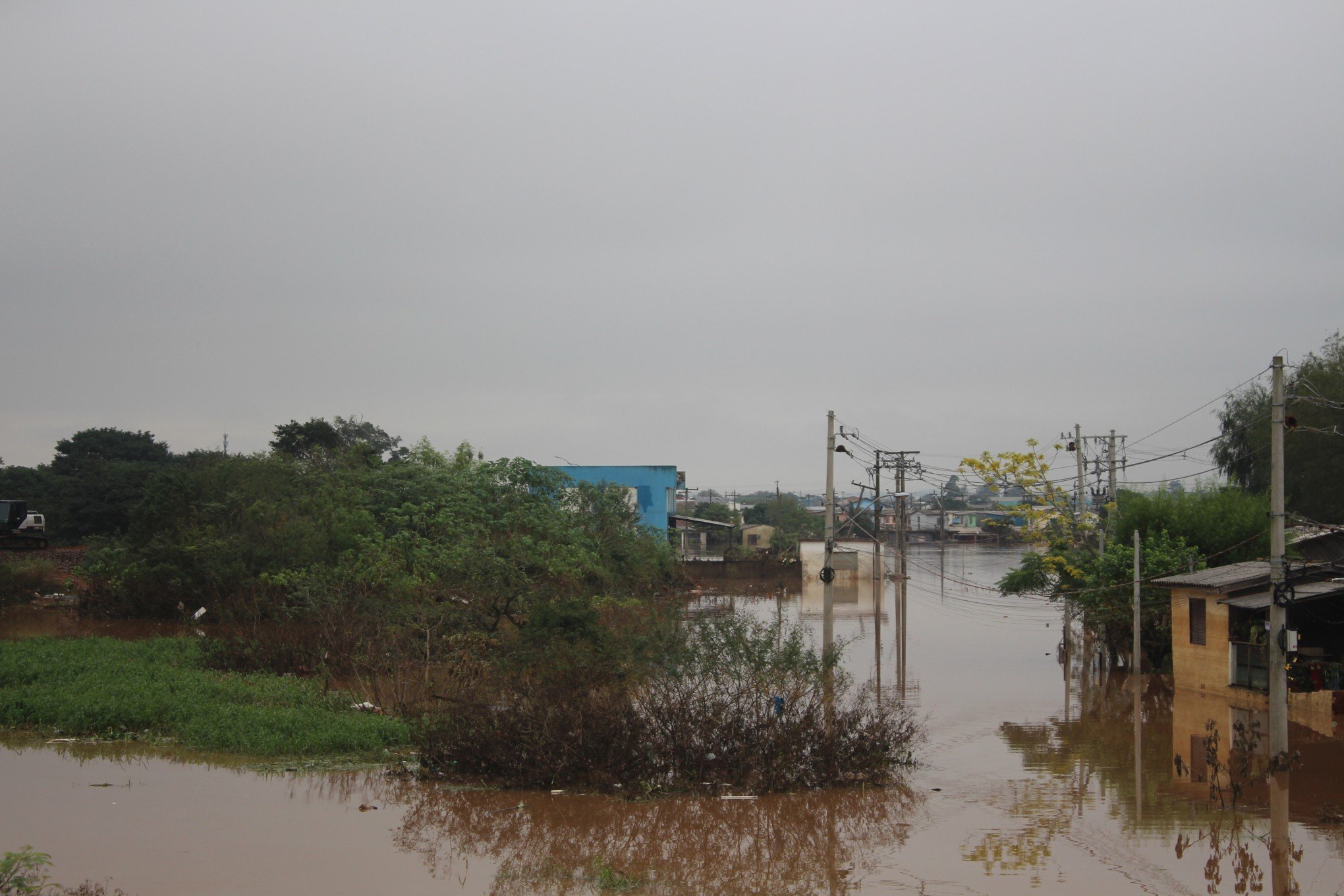 CATÁSTROFE NO RS: São Leopoldo quer terminar obras emergenciais do dique até domingo; veja vídeo